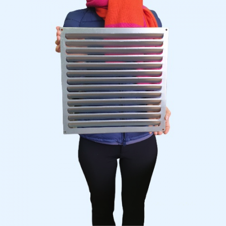 РМ 400х400 оцинкованная Решётка вентиляционная металлическая