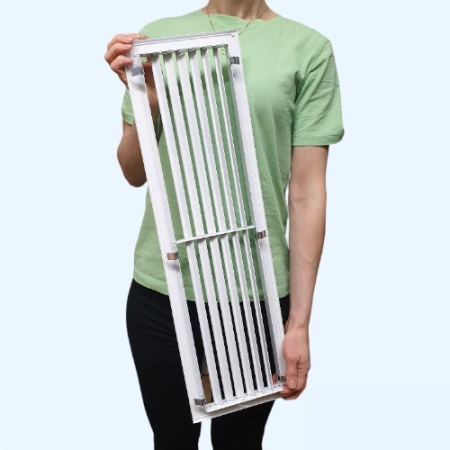 1WA 600*150 Shuft алюминиевая настенная однорядная решетка с регулируемыми жалюзи