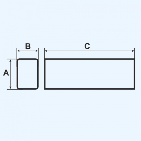 612ВП1 ERA Воздуховод ВП 60х120 L1м пластик