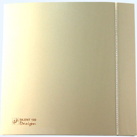 SILENT-100 CZ CHAMPAGNE SWAROVSKI DESIGN (230V 50) Soler&Palau Накладной бытовой вентилятор
