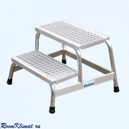 Монтажная подставка с решетчатыми ступенями Krause 2 ступени (805324)
