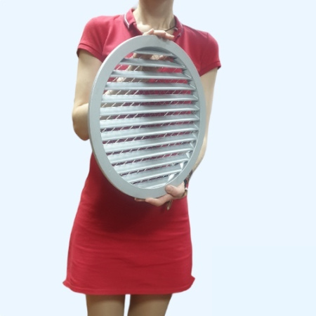 PGC 315 Shuft круглая наружная алюминиевая решетка