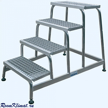 Монтажная подставка с решетчатыми ступенями Krause 4 ступени (805348)
