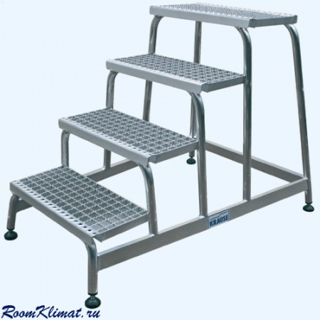 Монтажная подставка с решетчатыми ступенями Krause 4 ступени (805348)