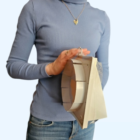 1919К15.16ФВ Выход стенной КФВ фланец D150/160 обр.клапан 190х190 ASA ERA STREETLINE