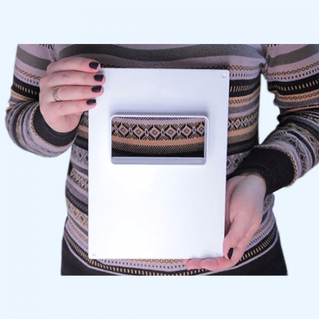 612ПТГ ERA Площадка торцевая ПТГ фланец 60х120 горизонтальная 180х250 пластик