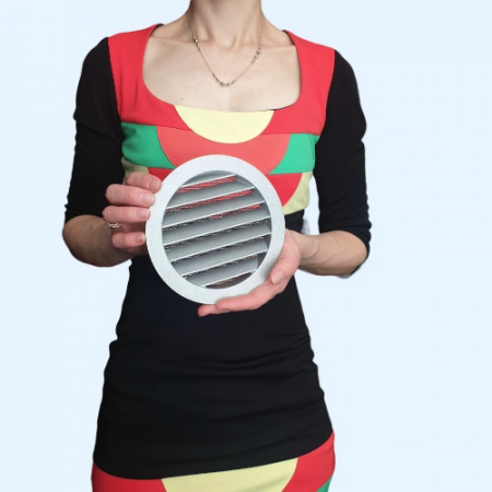 IGC 125 Airone Наружная круглая алюминиевая решетка