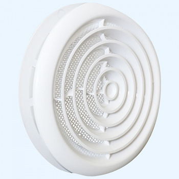 12,5DK ERA Диффузор DK фланец D125 сетка D164 пластик