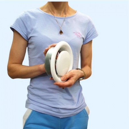 DVS 125 Airone Диффузор-анемостат металлический вытяжной