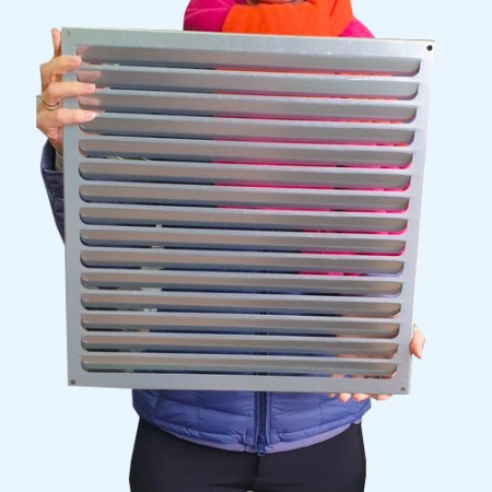 РМ 350х350 оцинкованная Решётка вентиляционная металлическая