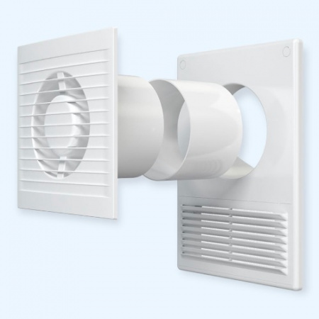 1825РУ12,5Ф ERA Решетка вентиляционная РУФ фланец D125/60х120 разъемная 185х254 пластик