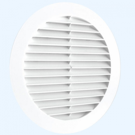 10РКС ERA Решетка вентиляционная РКС фланец D100 сетка D136 пластик