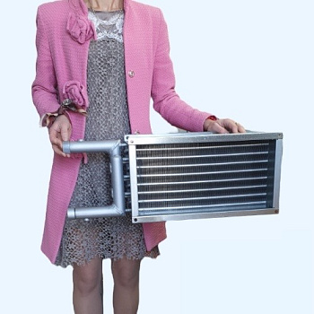 ZWS 400*200-2 ZILON Водяной нагреватель для прямоугольного канала