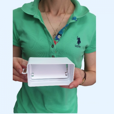 511СКПО ERA Соединитель СКПО 55х110 обр.клапан пластик