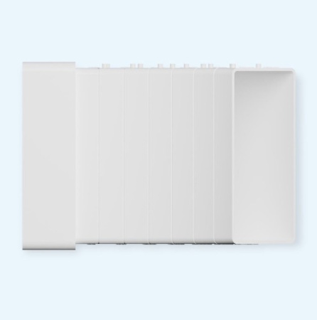 612KRPV ERA Колено KRPV 60х120 пластик