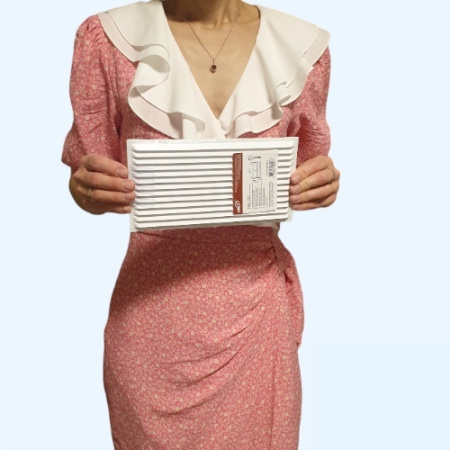 1122С ЭРА (ERA) Решетка вентиляционная С сетка 217х113 пластик