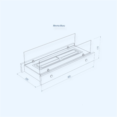 BFP/T-4025 Wood Firelight Биокамин настольный