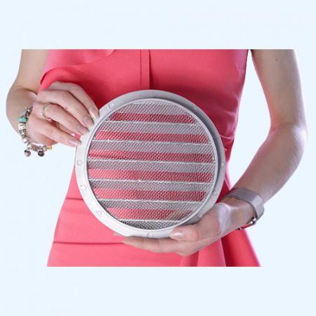 16РКМ фланец D160 сетка D185 алюминий ERA STREETLINE Решетка вентиляционная РКМ