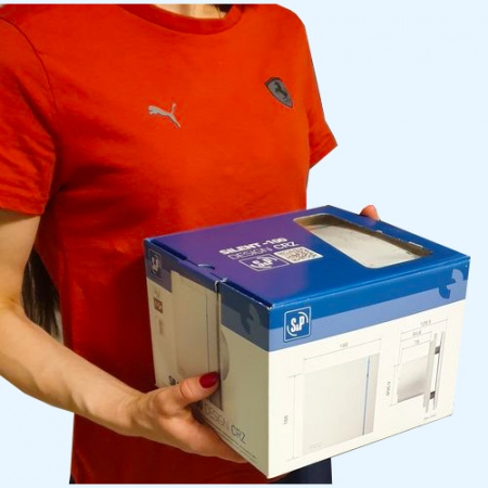 SILENT-100 CZ MARBLE WHITE DESIGN-4C (белый мрамор) Soler&Palau Накладной бытовой вентилятор