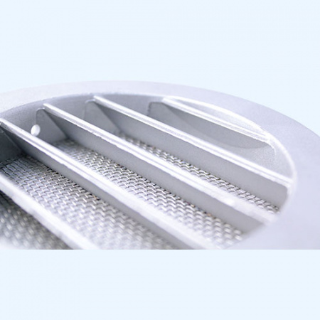 10РКМ фланец D100 сетка D125 алюминий ERA STREETLINE Решетка вентиляционная РКМ