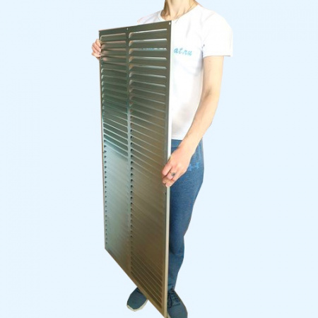 РМ 500х1000 оцинкованная Решётка вентиляционная металлическая