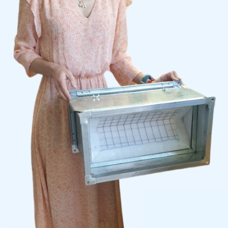 ФЛПК 400*200 Прямоугольный кассетный фильтр с фильтрующей вставкой EU4 Airone