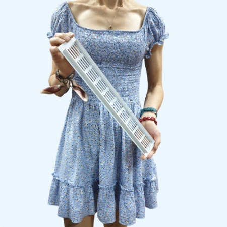 60х400 белая Благовест Вентиляционная решетка