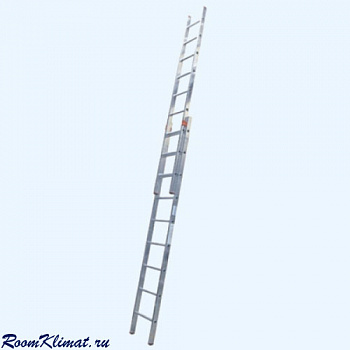 KRAUSE Stabilo 2х18 (133359) Лестница двухсекционная раздвижная с перекладинами