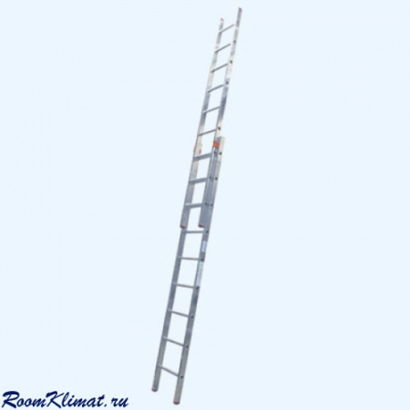 KRAUSE Stabilo 2х18 (133359) Лестница двухсекционная раздвижная с перекладинами
