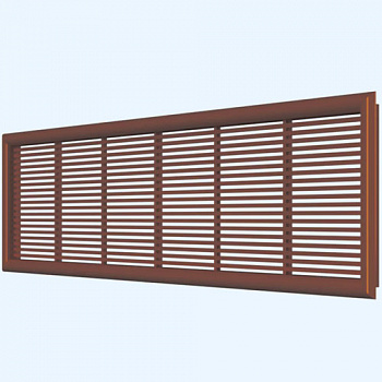 2307ДП Brown (коричневый) ERA фланец 220х60 переточная 227х67 Решетка вентиляционная ДП пластик 2307ДП Brown (коричневый) ERA фланец 220х60 переточная 227х67 Решетка вентиляционная ДП пластик