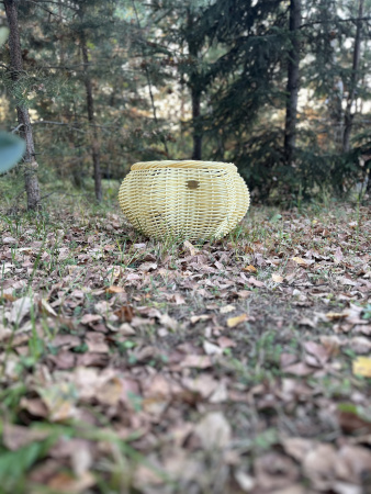 Кашпо морская звезда из искусственного ротанга 16 литров