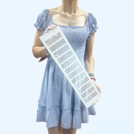 120х500 белая Благовест Вентиляционная решетка