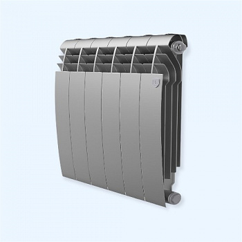 Радиатор Royal Thermo BiLiner 500 /Silver Satin - 6 секц. Радиатор Royal Thermo BiLiner 500 /Silver Satin - 6 секц.