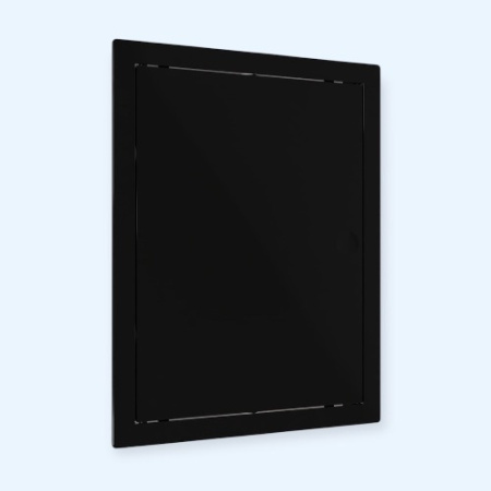 L1520N black Люк ревизионный LN фланец 150х200 нажимной 172х222 пластик black EVECS