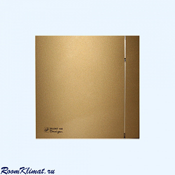 SILENT-100 CRZ GOLD DESIGN-4C Soler&Palau Накладной бытовой вентилятор SILENT-100 CRZ GOLD DESIGN-4C Soler&Palau Накладной бытовой вентилятор