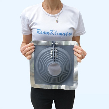 №4R серая (75-160) Манжета кровельная разъемная из термостойкой резины EPDMп