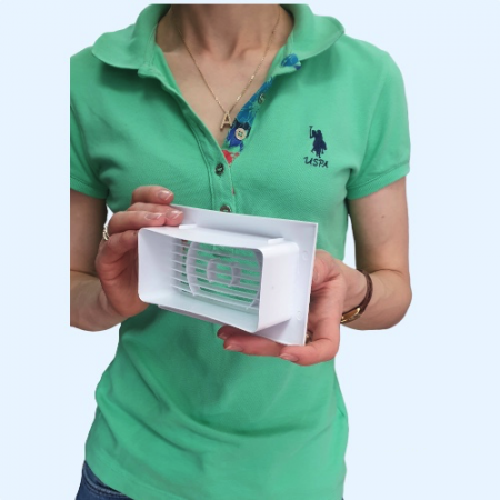 511РСФ ERA Решетка вентиляционная РСФ фланец 110х55 140х85 пластик