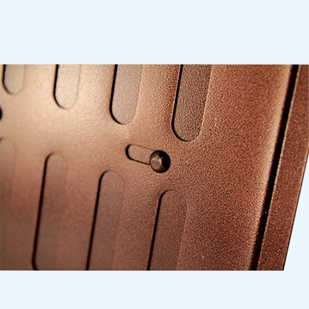 165х240 Решетка металлическая медь с жалюзи (задвижкой)