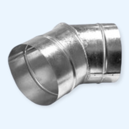 Полуотвод оцинкованный 45гр./80 Ц