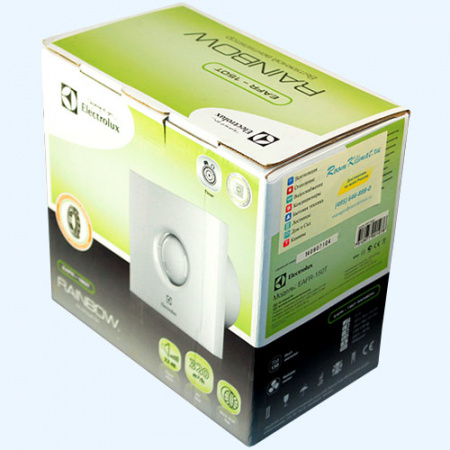 EAFR-100 steel Rainbow Electrolux (Электролюкс) вентилятор бытовой накладной для санузлов