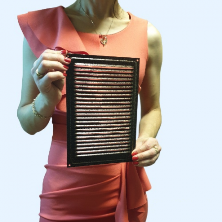 160х230 медь Решётка металлическая без бортика