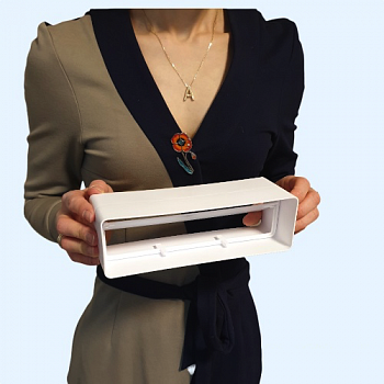 620СКПО ERA Соединитель СКПО 60х204 обр.клапан пластик