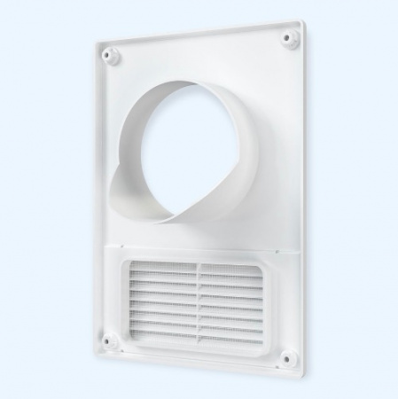 1825РУ12,5Ф ERA Решетка вентиляционная РУФ фланец D125/60х120 разъемная 185х254 пластик