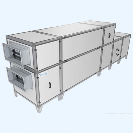 2700 Lux RP W PB 15-380 Breezart Приточно-вытяжная установка с рекуператором и водяным охладителем