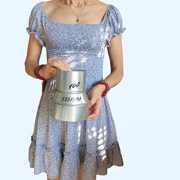 Редуктор (переход) оцинкованный 125/100 Ц