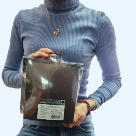 1919К15.16ФВ Выход стенной КФВ фланец D150/160 обр.клапан 190х190 ASA Brown (коричневый) ERA STREETLINE