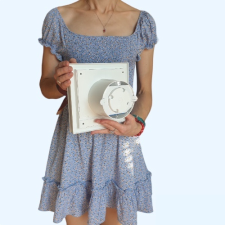 SILENT-100 CRZ MATT WHITE DESIGN 4C Soler&Palau Накладной бытовой вентилятор