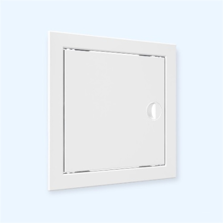 Л2020Р Люк ревизионный ЛР фланец 196х196 ручка 218х218 пластик EVECS