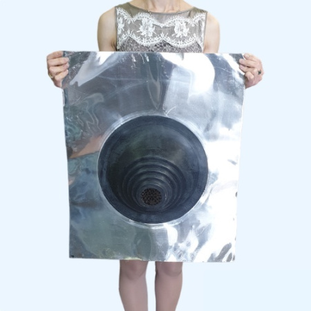 Манжета кровельная угловая из термостойкой резины черная № 1 (75-200 мм) EPDMп