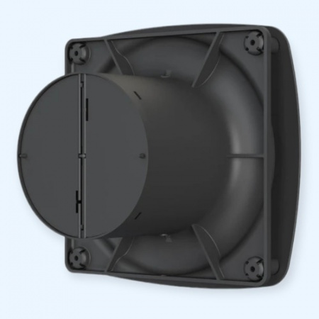 Rio 5C Matt black DiCiTi Вентилятор накладной D125 обр.клапан